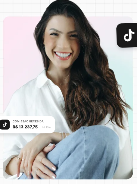 Thaís Fávero, criadora do Shop Pro, fotografia presente na referência oficial